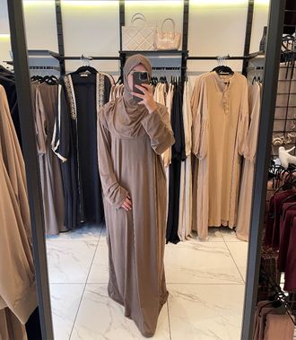 Gebedsjurk one size-one size-Taupe